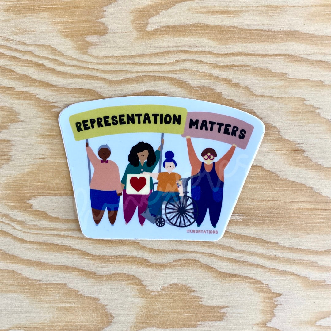 Representation Matters Sticker