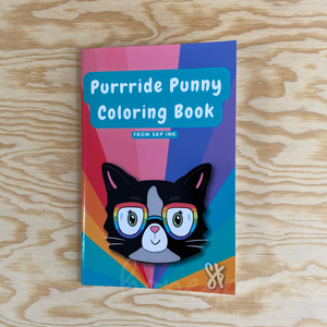 Purrride Punny Coloring Book