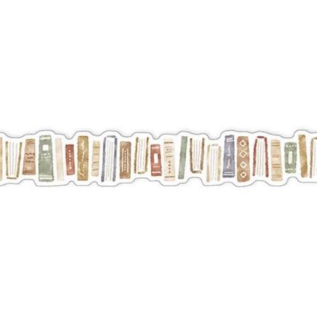 Die Cut Brown Book Washi Tape