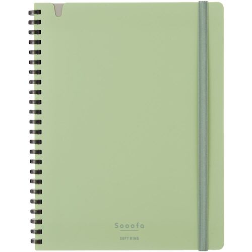 Soofa Soft Ring B6 Notebook - Green