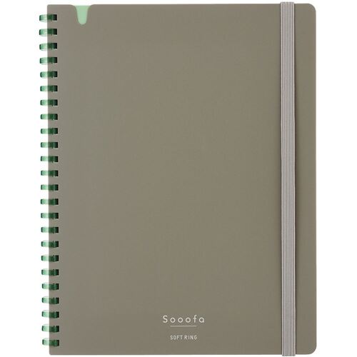 Soofa Soft Ring B6 Notebook - Gray