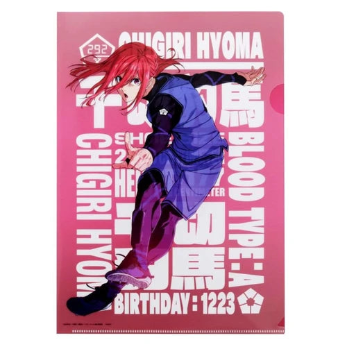 Blue Lock A4 Single Clear File - Chigiri Hyoma