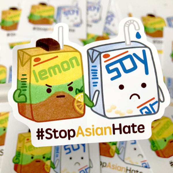 Stop Asian Hate - Lemon/Soy Sticker