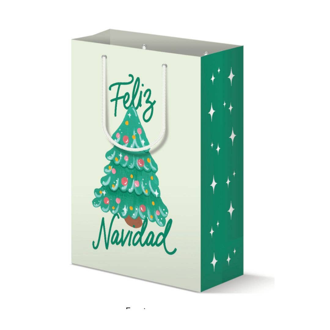 Feliz Navidad Gift Bag - Holiday Gift Bag