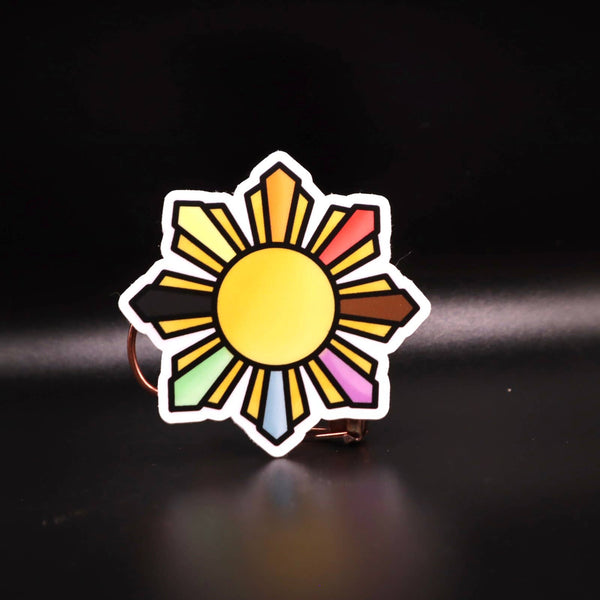 Pride Philippine Sun Sticker