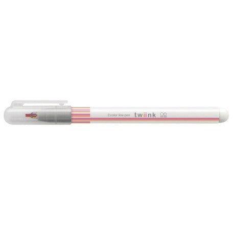 twiink Twin Ink Pen - Orange x Pink