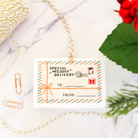 Special Holiday Delivery Gift Tags (Set of 8)