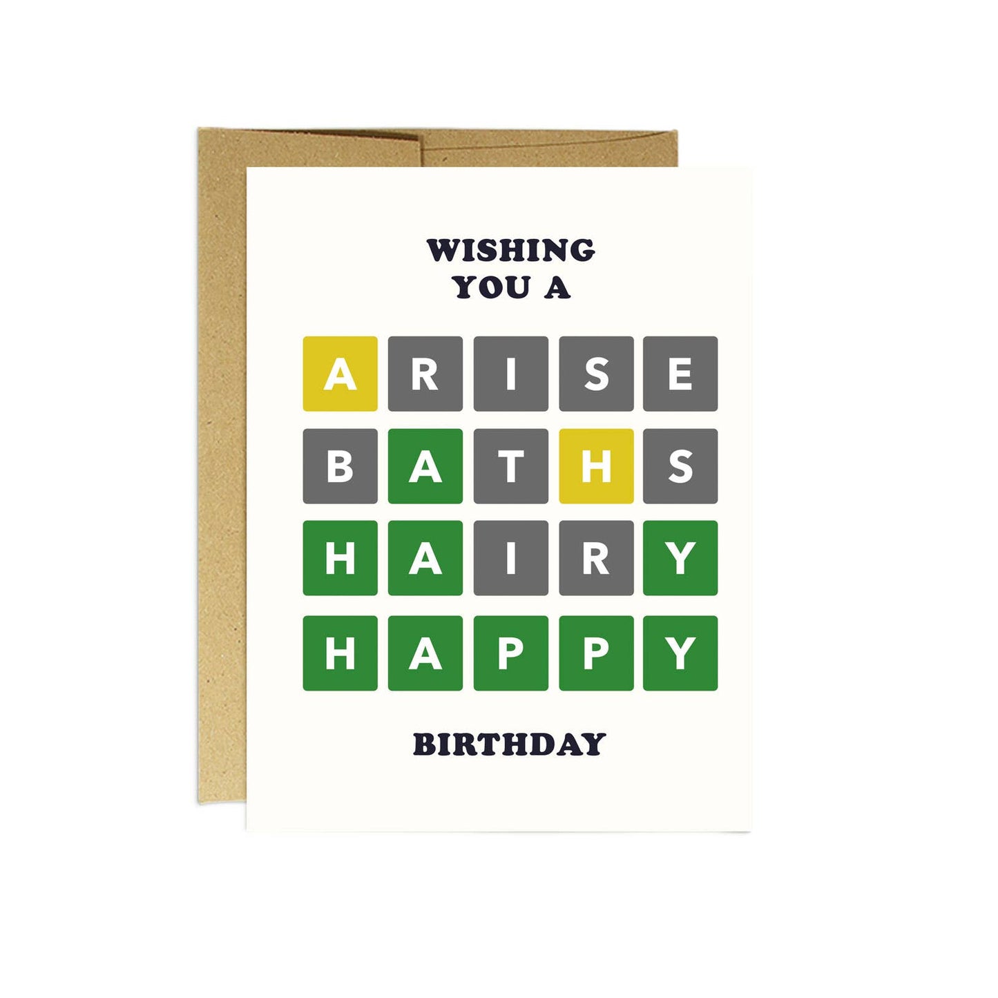 Wordle Birthday | Funny Birthday Card