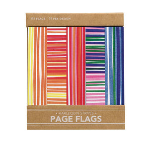 Harlequin Stripes Page Flags