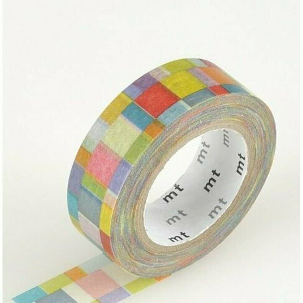 Mosaic Bright Colors Washi Tape