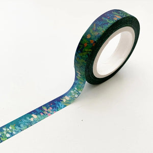 Floral Blue Washi Tape